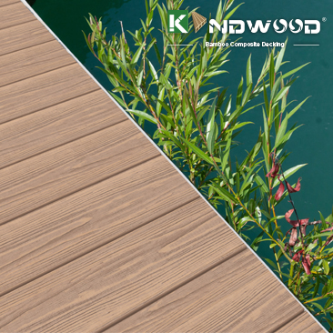 savanna composite decking-garden-wood embossing